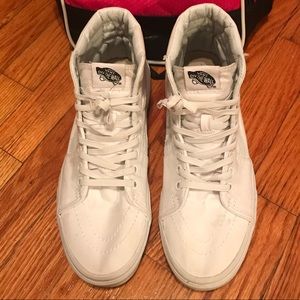 Vans White Hitops
